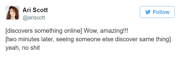 Discovering Something Online