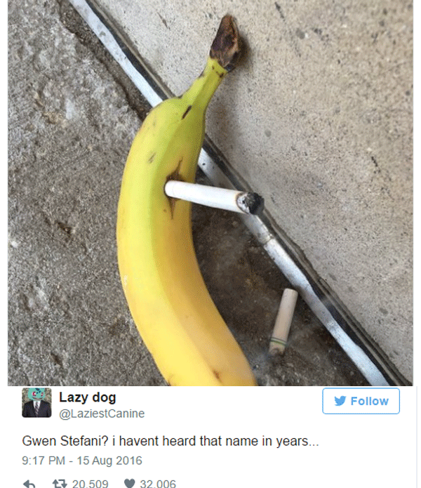 Gwen Stefani Old Banana