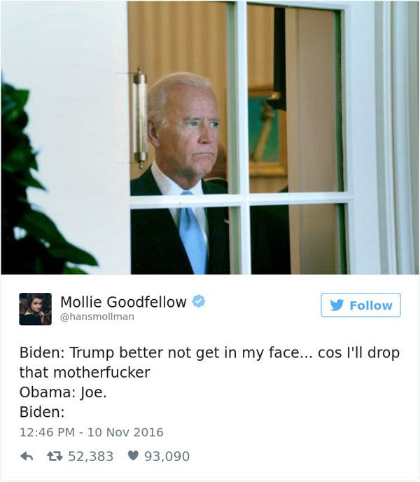 Joe Biden Drop A Mf