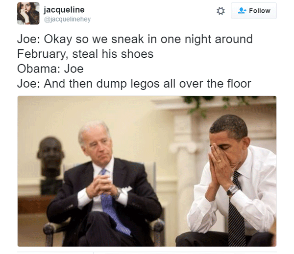 Joe Biden Lego Prank