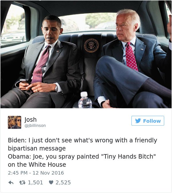 Joe Biden Tiny Hands Bitch