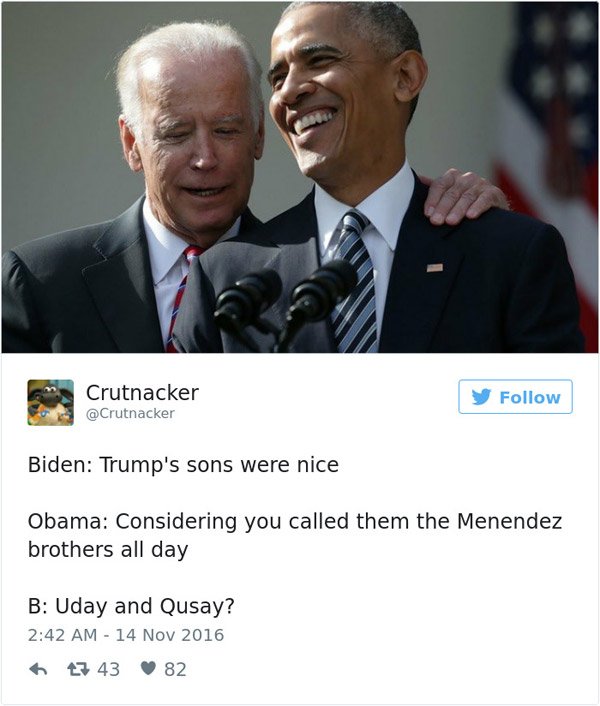 Joe Biden Trump Sons