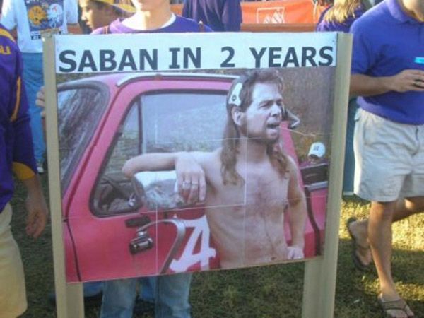 Nick Saban Redneck