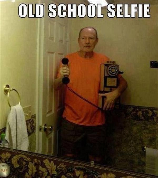 Old School Selfie