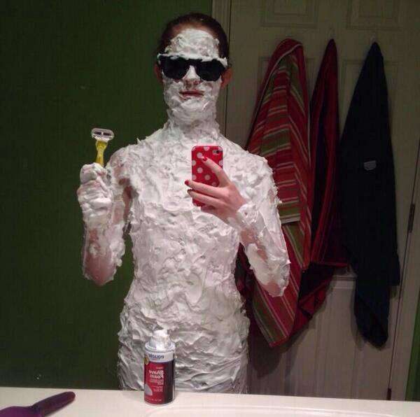 Shaving Selfie