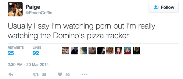 Staring At Pizza Tracker