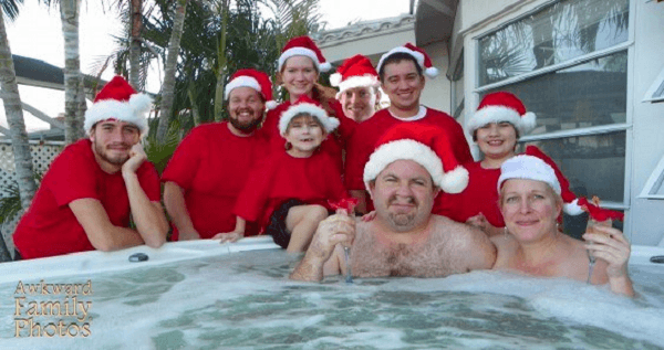 Hot Tub With Mom And Dad