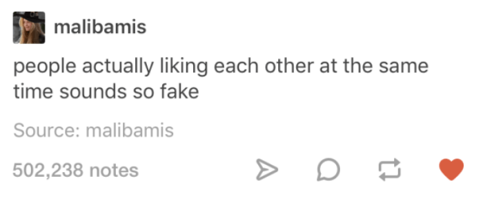 Liking Each Other