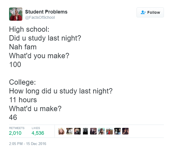 Study Hard For College