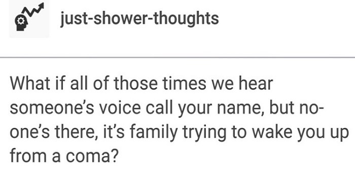 Voices Family Coma No One