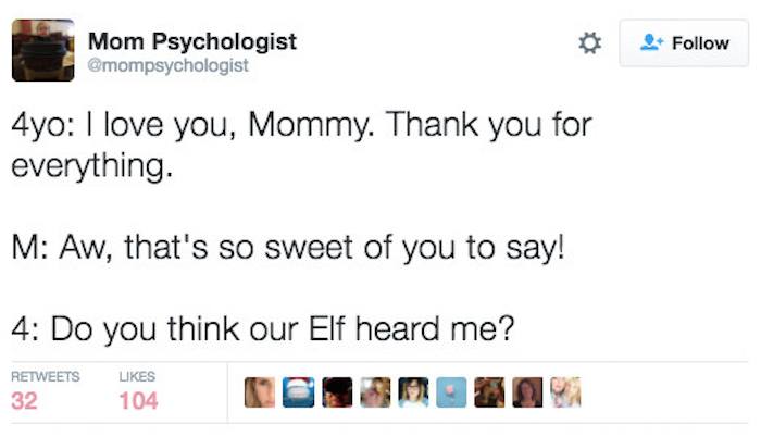 Elf On The Shelf Funny Tweets About Parenting