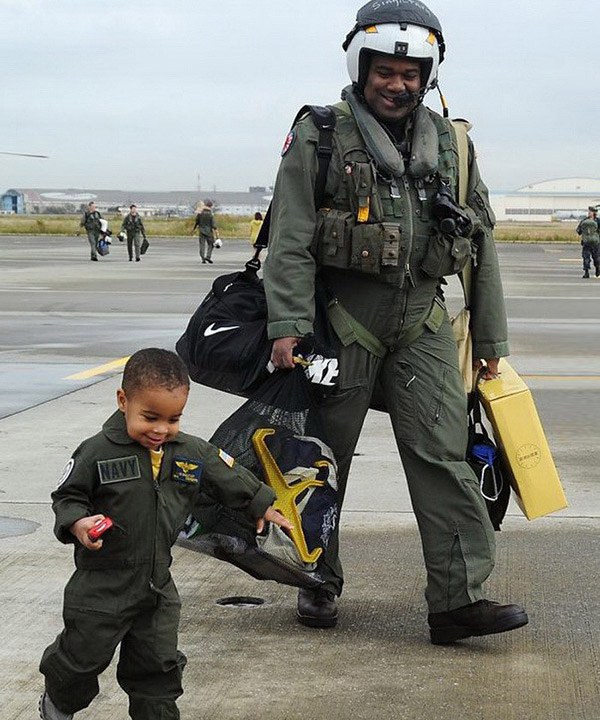 Father Son Top Gun