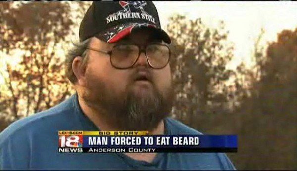 Man Forced To Eat Beard