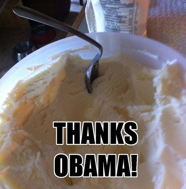 Thanks Obama Icecream