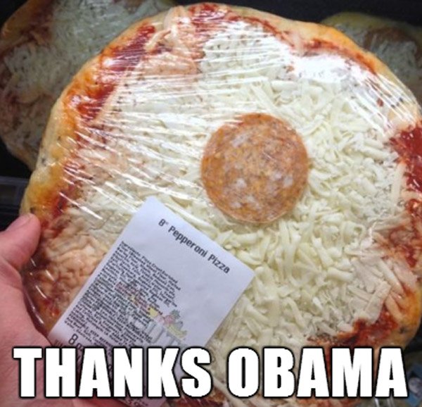 Thanks Obama Pizza