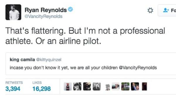 Best Ryan Reynolds Tweets