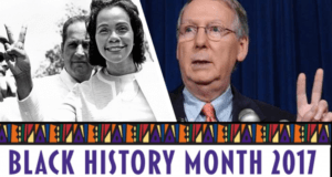 Mitch McConnell Says He's Simply Honoring Black History By Repeating It