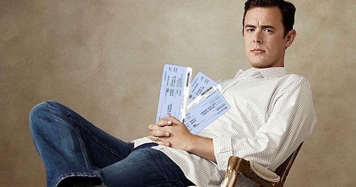 Colin Hanks Train Tickets