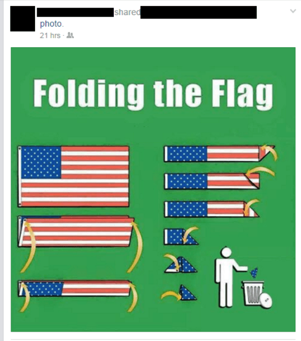 Folding The Flag