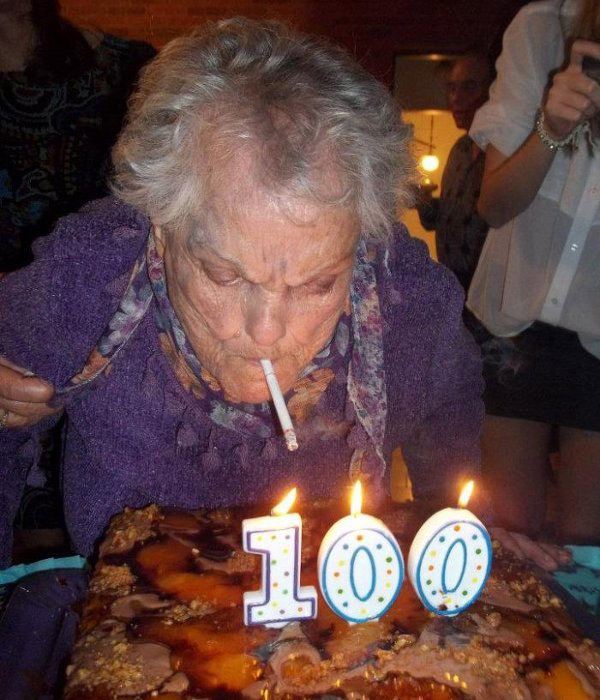 Smoking Granny