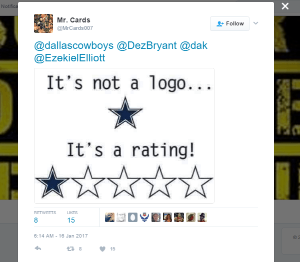 Star Rating Dallas Cowboys Memes