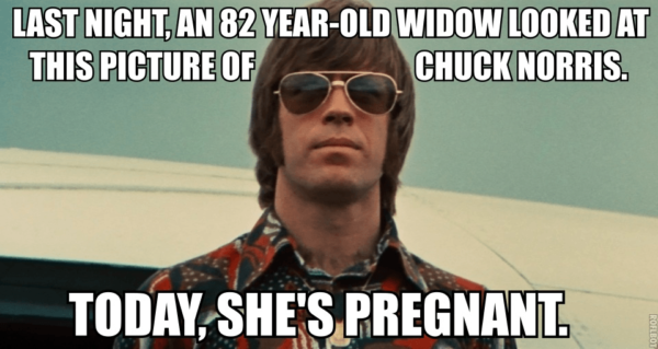 Widow Pregnant Chuck Norris Memes