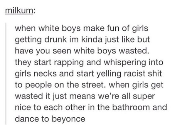 Drunk White Boys