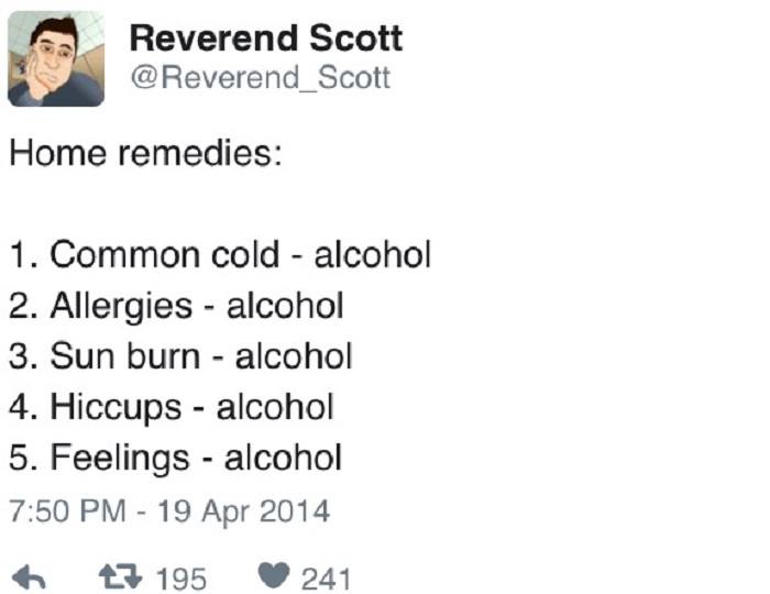 Home Remedies Alcohol