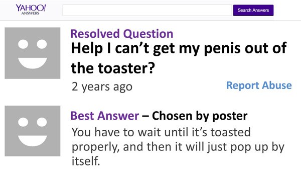Internet Advice Toaster