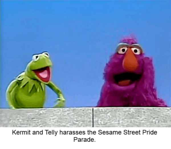Kermit Telly Pride Parade