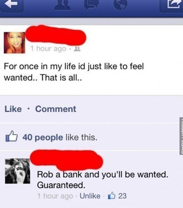 Rob Bank Advice