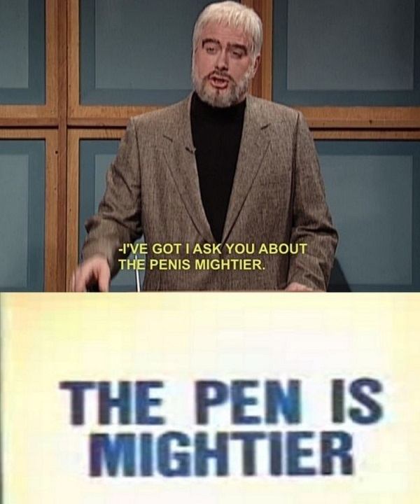 The Pen Is Mightier