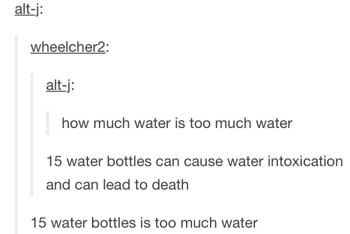 Water Intoxication