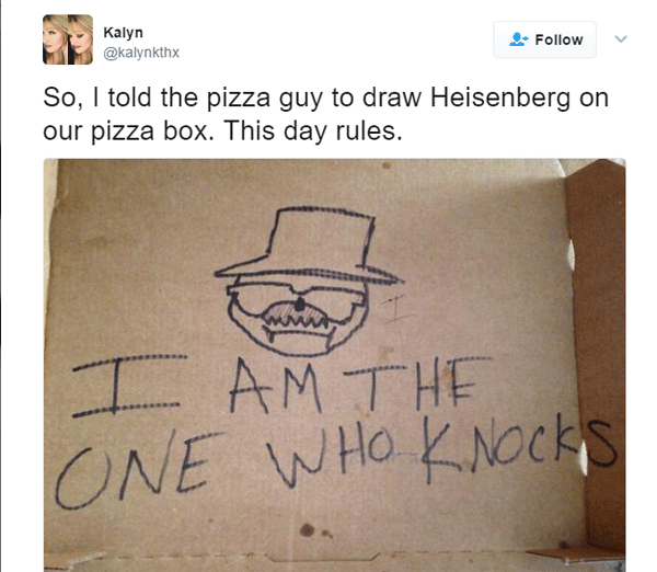 Breaking Bad Pizza Box Masterpiece