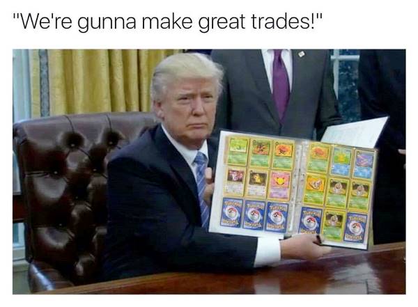 Funny Donald Trump Memes Pokemon Trades