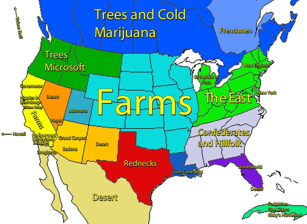 35 Funny Maps That Would Have Actually Made Geography Fun   Real America 