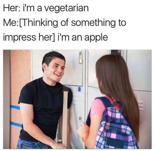 Vegetarian Trying To Impress Her Memes