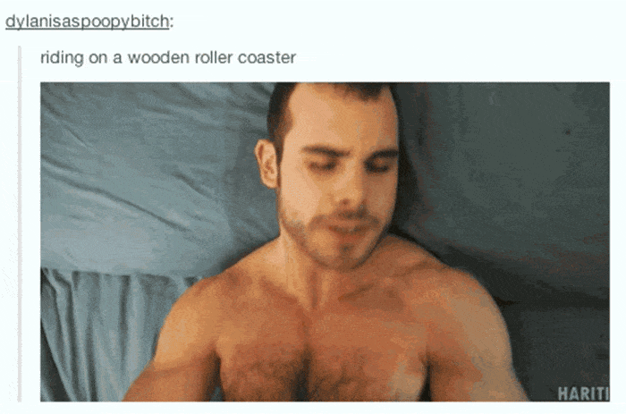 Wooden Roller Coaster Gay Porn Reaction Gifs