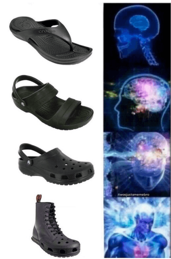 Expanding Mind Memes Crocs