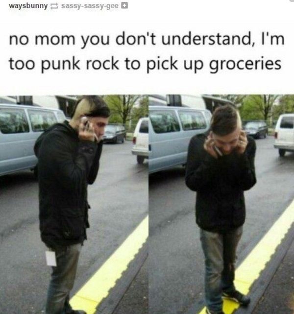 Too Punk For Groceries