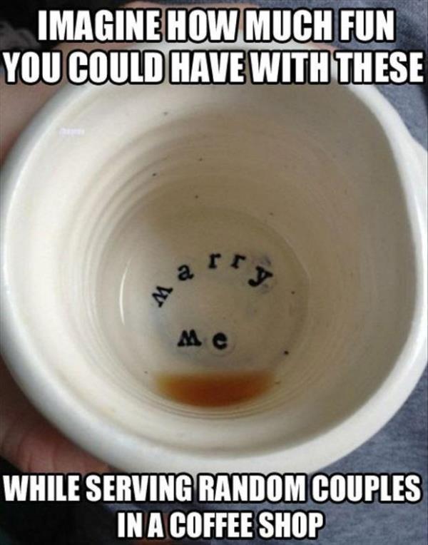 Marry Me Coffee Cup