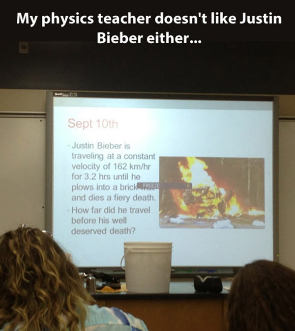 Bieber Physics