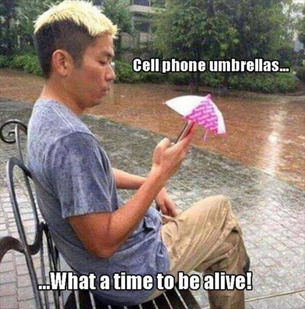 Cell Phone Umbrellas