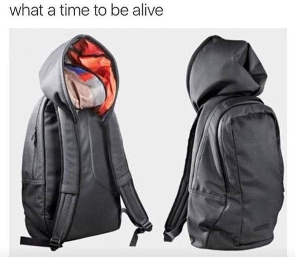 Hoodie Backpack