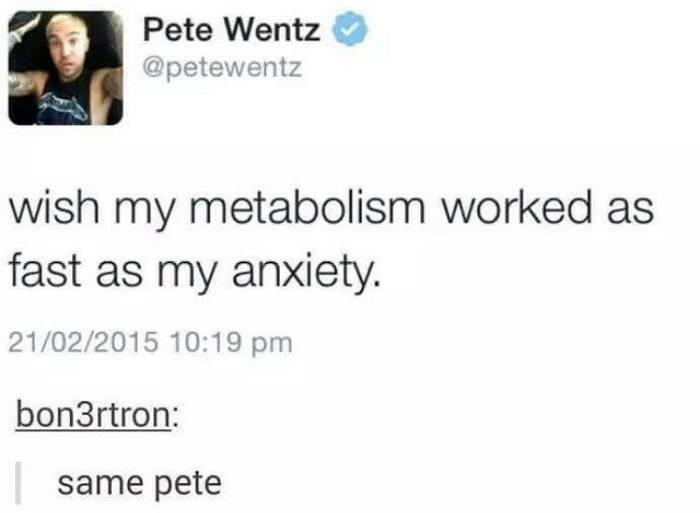 Metabolism And Anxiety