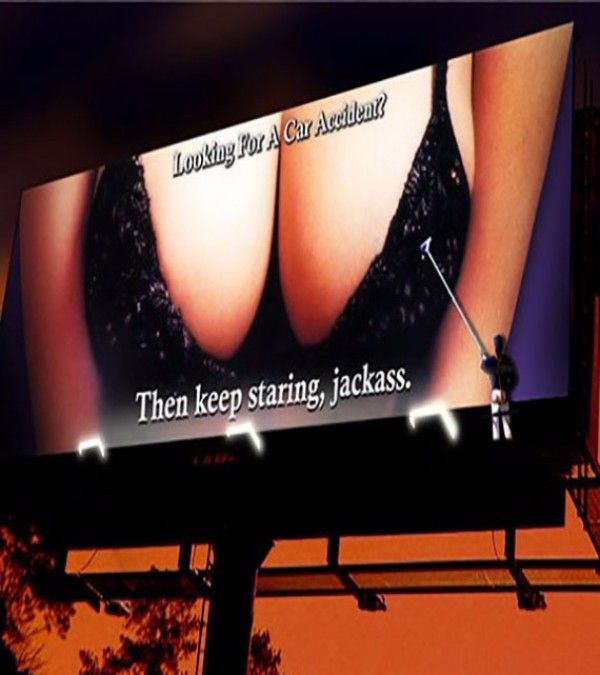 Staring Billboard