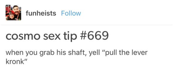 Tumblr Sex Posts Cosmo Tips