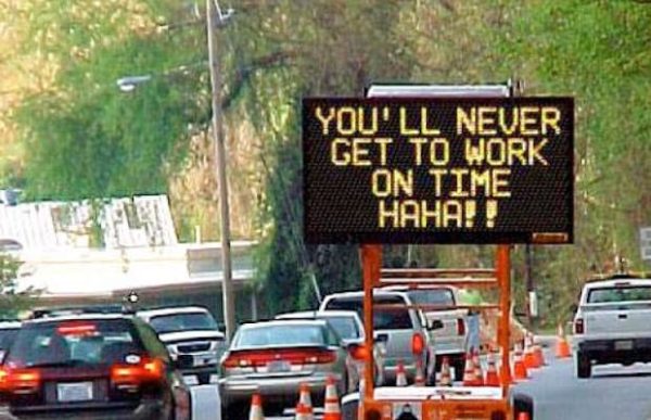 Electric Road Signs Hacked Late Work
