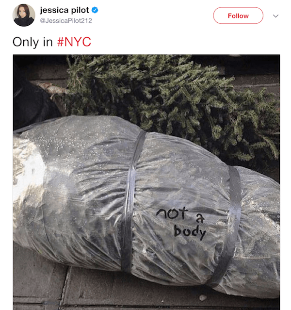 New York Tweets Not A Body