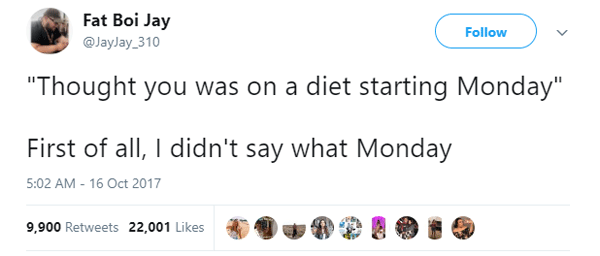 Diet Monday